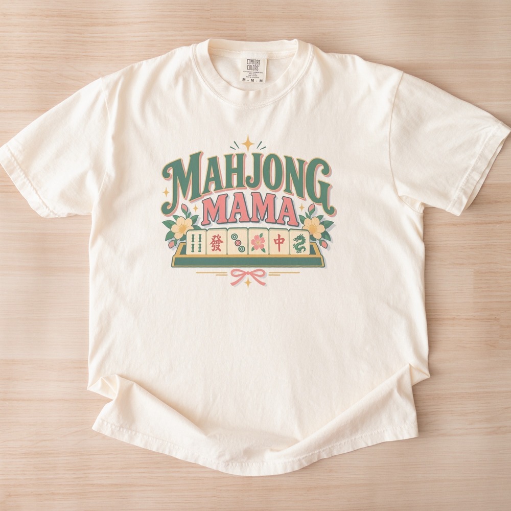 Mahjong Mama Ruling the Tile Rack Tee
